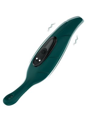 Wielofunkcyjny wibrator dyskretny masażer Leaf Green - image 2